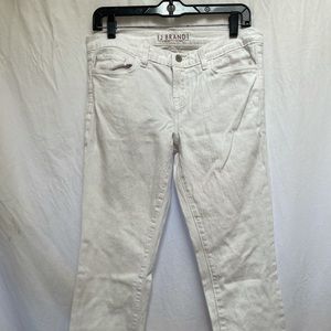 J brand white jeans